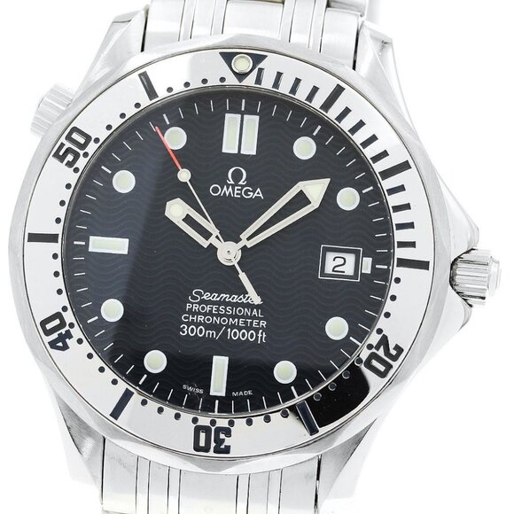 Omega Other - OMEGA Seamaster300 2532.80 Date black Dial Auto quartz Men's Watch_887181